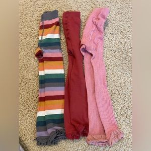 Toddler girl Rufflebutts footless tights